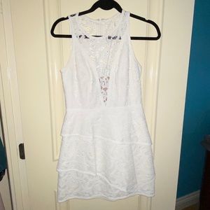 BCBG MaxAzria Cream Dress Size 6 wedding party